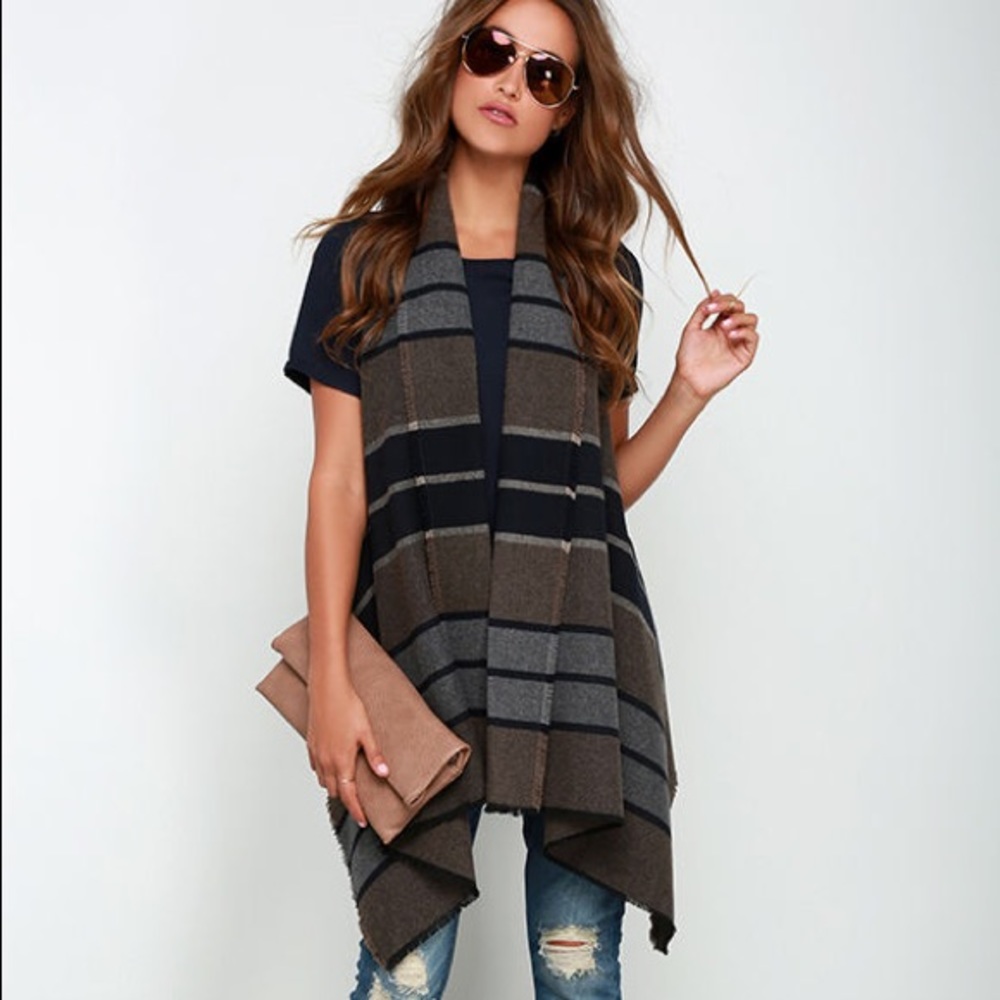 BB Dakota Duncan Wool Blanket Vest